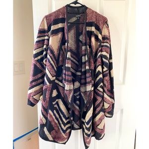 Lucky Brand Long Open Cardigan